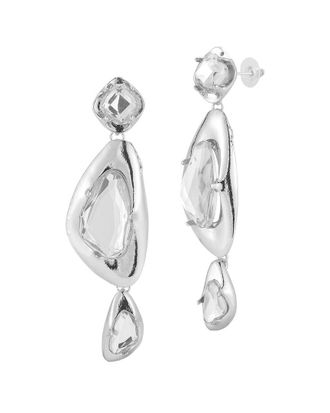 Sphera Milano Silver-Plated Cz Earrings