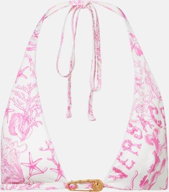 Versace Top bikini Underwater Barocco