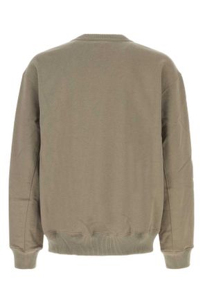 New Balance Mens Khaki Cotton Sweatshirt Dockside Exterior: Felpe