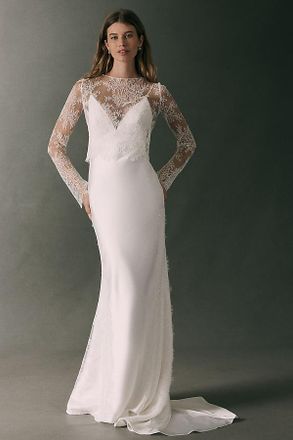 Jenny Yoo Renata Lace Topper