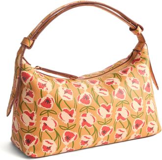 Vera Bradley Outlet Leather Roxbury Crescent Shoulder Bag