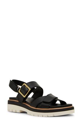 Blondo Beau Sandal in Black Leather at Nordstrom, Size 7.5
