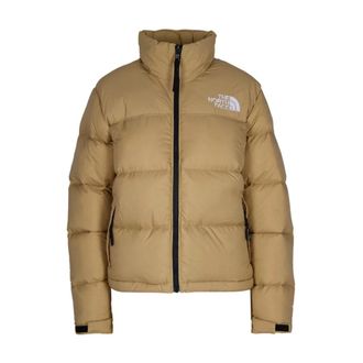 The North Face Stijlvolle Khaki Jas Aw 25 - Dames - Ski Jassen - Groen - XS - Nylon - Fitness