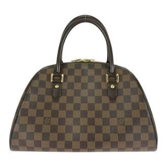 Louis Vuitton Pre-owned Handbags, female, Brown, Size: ONE SIZE Pre-owned Rivera MM Damier Handbag