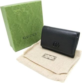Gucci Pre-owned Wallets, female, Black, Size: ONE SIZE Pre-owned Leather Wallet