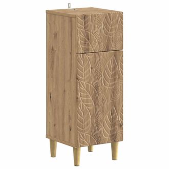 vidaXL Armario De Almacenamiento Para Ba&ntilde;o Delft Roble Artisan Vidaxl