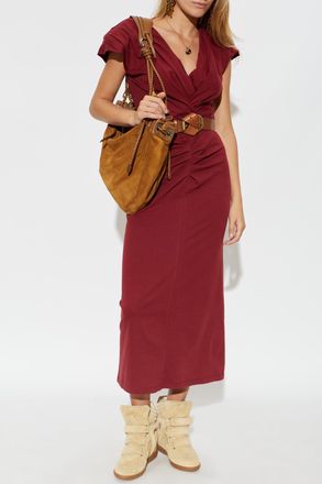 Isabel Marant Dress Nadra, Womens, Burgundy