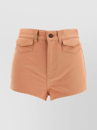 Chlo&eacute; high waist shorts with front and back pockets