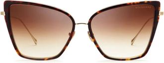 Dita Eyewear Sunbird dark tortoise coffee cara - Brown