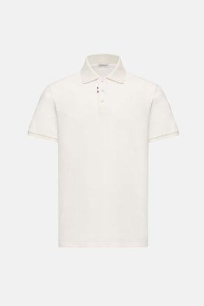 Moncler COTTON POLO SHIRT Size: XL, colour: WHITE