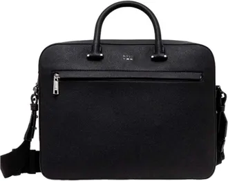 HUGO BOSS Tassen, Heren, Zwart, ONE Size, Stijlvolle Crossbody Tas met Meerdere Compartimenten