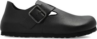 Birkenstock London Wire Buckle - Heren - Platte Schoenen - Zwart - 45 EU - Leer - Schoenen