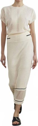 Sita Murt/ Drop Sleeve Jumper In White