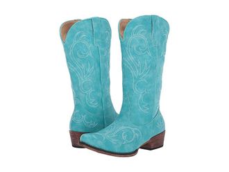 Roper Riley Womens Dress Shoes Turquoise Faux Leather : 10.5 M, Synthetic