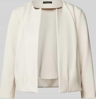 Comma Blazer mit 3/4-Arm in Beige, Gr&ouml;&szlig;e 46