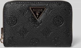 Guess Portemonnaie mit Label-Detail Modell CRESIDIA in Black, Größe 1
