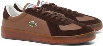 Lacoste Linecourt Sneaker in Dark Brown/gum at Nordstrom, Size 10.5