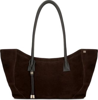 Kazar Suede Schoudertas - Dames - Shoppers - Bruin - ONE Size - Leer - Tassen