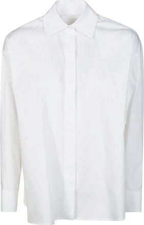 Dondup Relaxed Fit Opaque Panel Voile Shirt