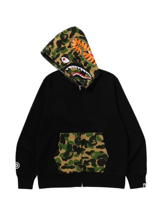 A Bathing Ape Abc Camo Shark Full Zip Hoodie m