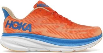 Hoka One One Clifton 9 - Heren - Hardloopschoenen - Oranje - 44 EU - Fitness