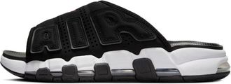 Nike Air More Uptempo Slides Black White Red FJ2707-001