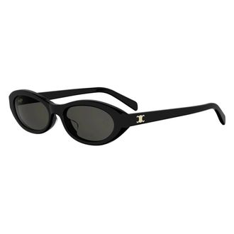 Celine Celine - Triomphe Mini Zonnebril - unisex - Accessoires - Zwart - Maat: 54 MM