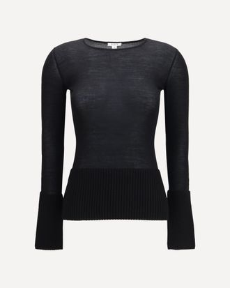 Alaia Merino wool crewneck Top Female 38