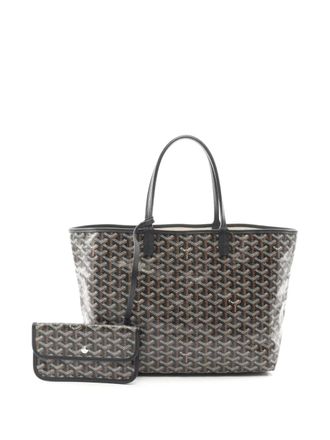 Goyard 2023 Goyardine Saint Louis PM tote bag - women - Fabric - One Size - Black