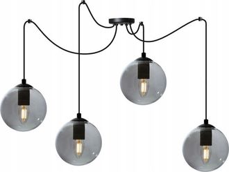 OEM L&aacute;mpara Colgante De Techo Con Forma De Ara&ntilde;a Y Bola De Cristal Led