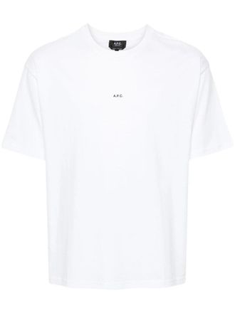 A.P.C. Tshirt Boxy Micro Logo Gots