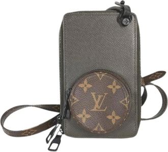 Louis Vuitton Pre-owned Vintage Canvas Cross Body Bag - unisex - Vintage Schoudertas - Grijs - ONE Size - Vintage