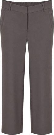 2-Biz Straight Broeken - Dames - Straight fit broeken - Bruin - L - Broeken