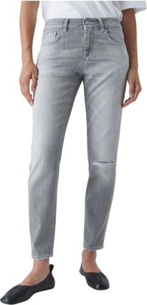Closed Slim-fit 5-pocket Jeans - Dames - Slim Fit Jeans - Grijs - W28 - Katoen - Jeans