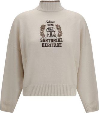 Brunello Cucinelli White Cashmere Womens Sweater