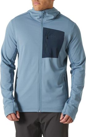 Helly Hansen Versalite Fleece Hooded Jacket in Washed Navy at Nordstrom, Size Xx-Large