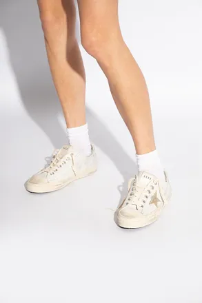Golden Goose V-Star 2 Sneakers, Womens, White