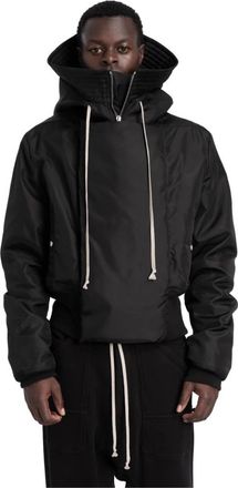 Rick Owens Heren, Jassen, Zwart, Maat: XL Katoen