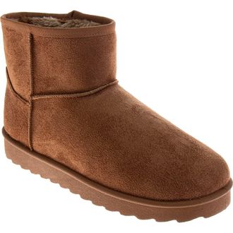 Avalanche Faux Shearling Lined Winter Boot in Chestnut Brown at Nordstrom Rack, Size 10.5