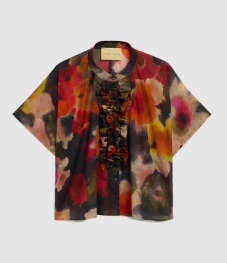 Momoni Chemise Berenice Shirt Army Multicolor