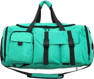 Generic Stylish large capacity nylon travel duffel bag waterproof gym,Compatible For men and women(Green)