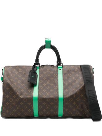 Louis Vuitton 50 Keepall monogram duffle bag - Brown