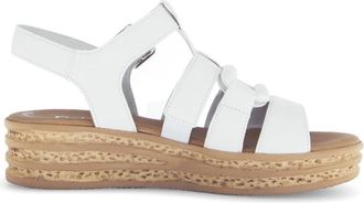 Gabor Dames Sandalen - Zomercollectie - Dames - Sandalen - Wit - 42 1/2 EU - Leer - Schoenen