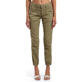 Mavi Ivy Luxe Twill Ankle Straight Leg Pants in Green Luxe Twill at Nordstrom Rack, Size 29 28
