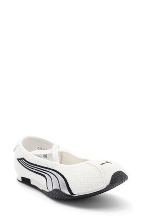 Puma H-Street Ballet Sneaker in Warm White/Puma Silver at Nordstrom, Size 10.5