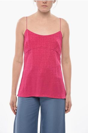 Givenchy Silk Jacquard Slip Top size 40