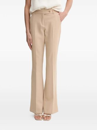 Fracomina flared trousers - Neutrals