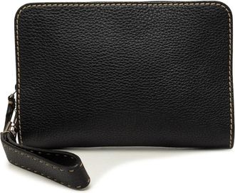 Fendi Pre-owned Fendi Cuoio Romano Selleria Zip Around Wristlet Pouch Ladies 6DD2SLY9SWY5ST4U