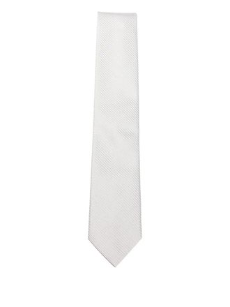 Errico Formicola textured silk tie - Grey