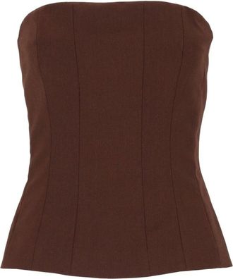 Federica Tosi Dames, Tops, Bruin, Maat: XS